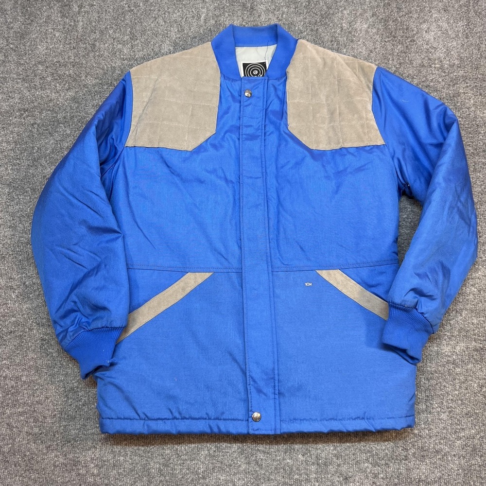 10X Jacket Mens Large Blue Thinsulate Insulated Bomber Shooting Hunting Outdoor